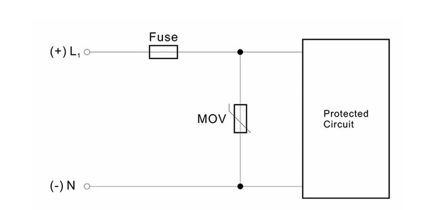 Circuit protection with varistor