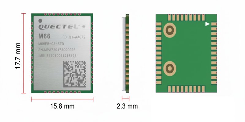 M66FB-03-STD module dimensions